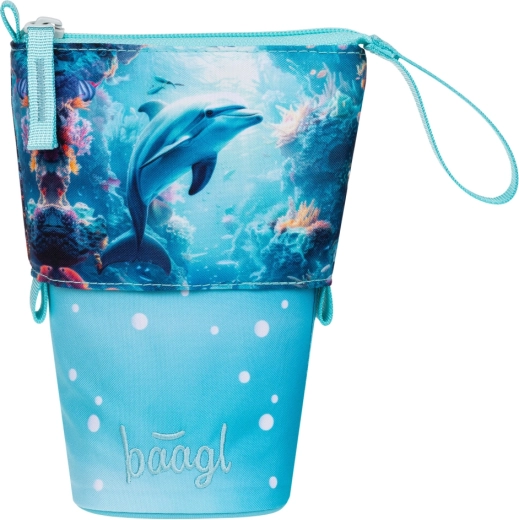 Školský pastelkovník s motívom delfína BAAGL GRS