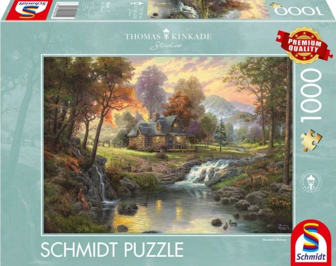 Schmidt puzzle Útočisko v horách 1000 dielikov