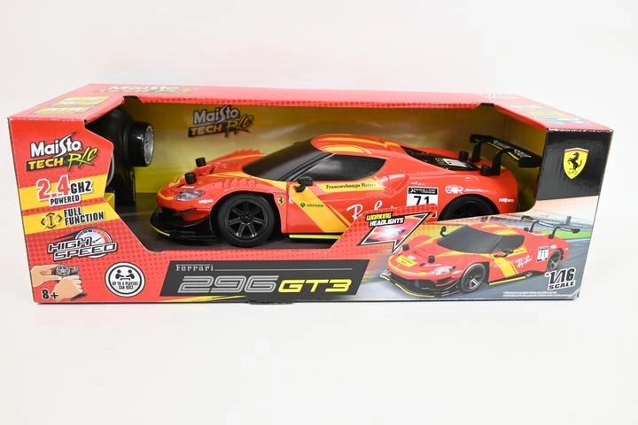 Maisto RC Ferrari 296 GT3 na diaľkové ovládanie 1:16