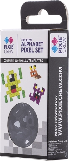 Pixie Crew tematická súprava malých pixelov s písmenami a znakmi