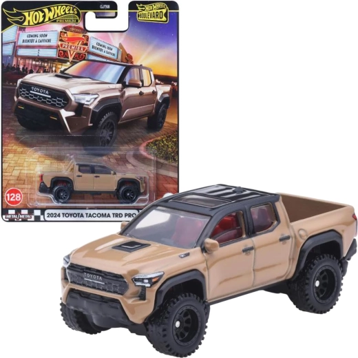 Hot Wheels Premium Boulevard auto 2024 Toyota Tacoma TRD Pro 7,5 cm