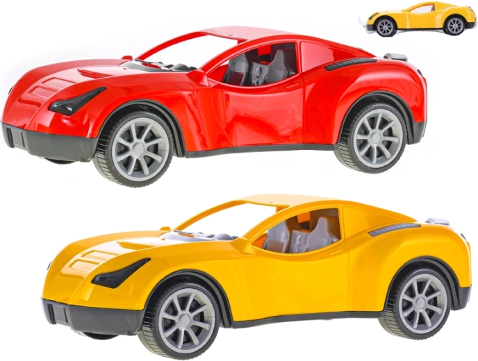 Športové auto 38 cm s voľnobehom, 2 farby