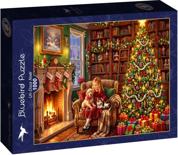 Bluebird puzzle Veselé Vianoce 1000 dielikov