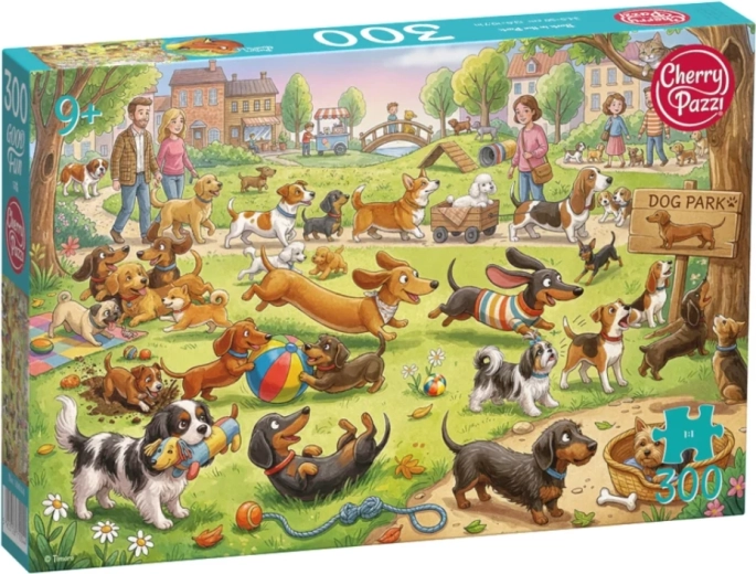 Cherry Pazzi puzzle Psy v parku, 300 dielikov