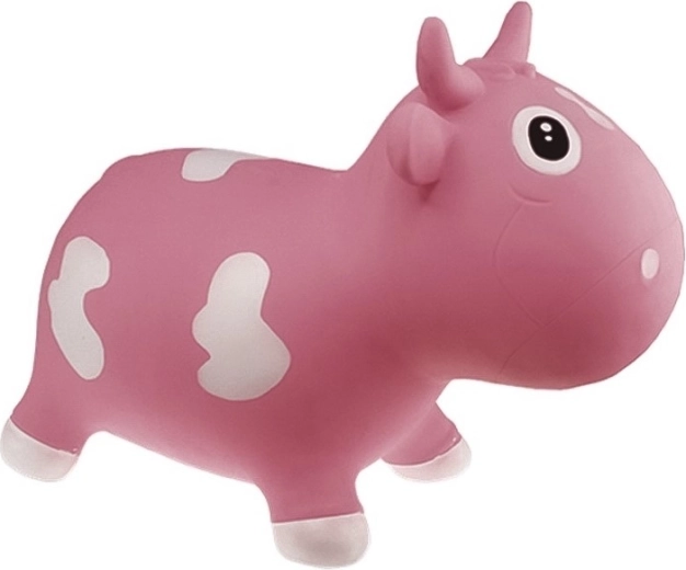 Kidzzfarm skákacia kravička milk cow junior ružová - 1 kus