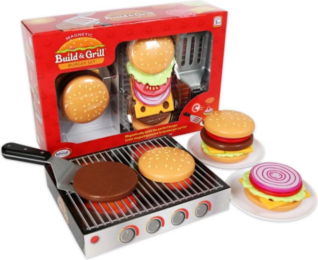 MalBlo magnetická sada burgerov