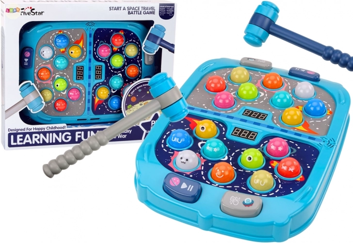 Wack A Mole Space arkádová hra 9 úrovní rýchlosti Svetlá Zvuky