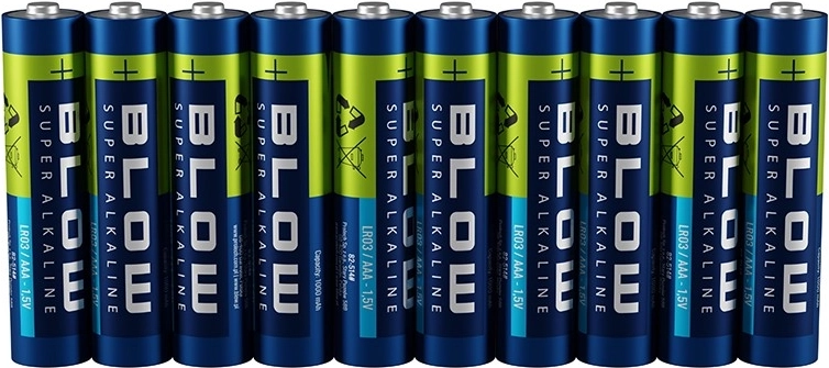 Alkalické batérie AAA (LR03) BLOW super alkaline 10 ks
