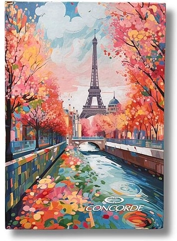 Záznamová kniha A5 s riadkami 8 mm, 100 listov CONCORDE