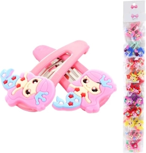 Sponky do vlasov s motívom morskej panny, 2 kusy