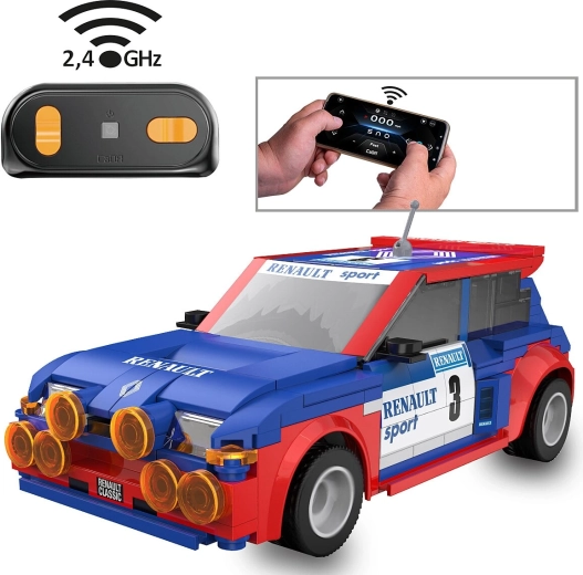 Stavebnica CaDA Renault 5 Maxi Turbo na diaľkové ovládanie 1:20