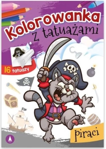Pirat tattoo – zmyvateľné tetovanie a omaľovánky