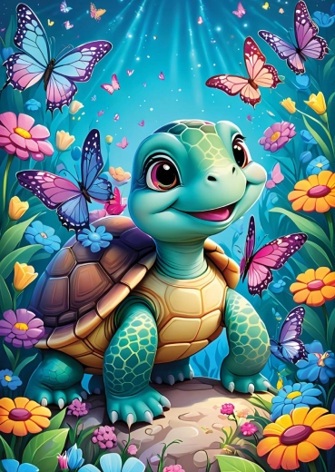 Puzzle Yazz korytnačka 1000 dielikov