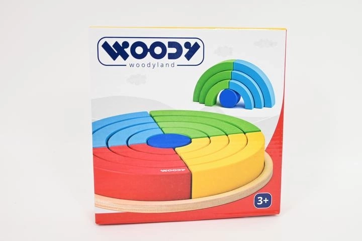 Woodyland skladacie dúhové kruhy