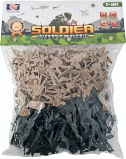 Plastoví vojaci – sada figúrok do bojových scén