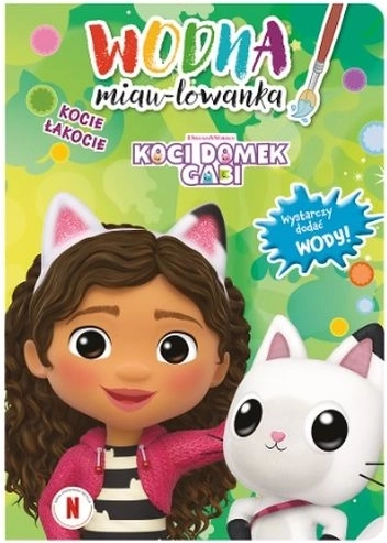 Kúzelná vodná omaľovánka Gábinin mačací domček: Mačacie dobroty