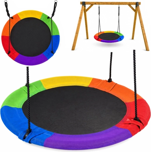 Kruhová hojdačka „vtáčie hniezdo“ 100 cm, nosnosť 250 kg