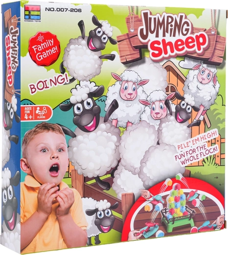 Zručnostná hra Ovečky – rodinná stolová hra s vystreľovačmi