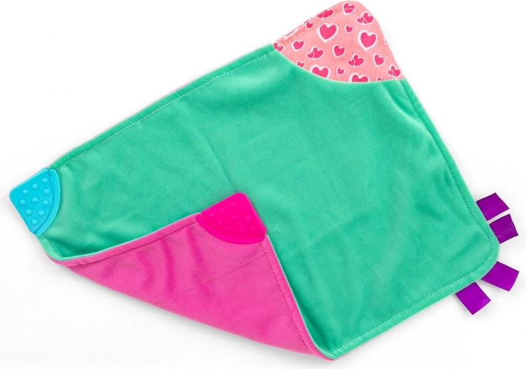 Plyšová mojkacia dečka Blanky pink - 1 kus