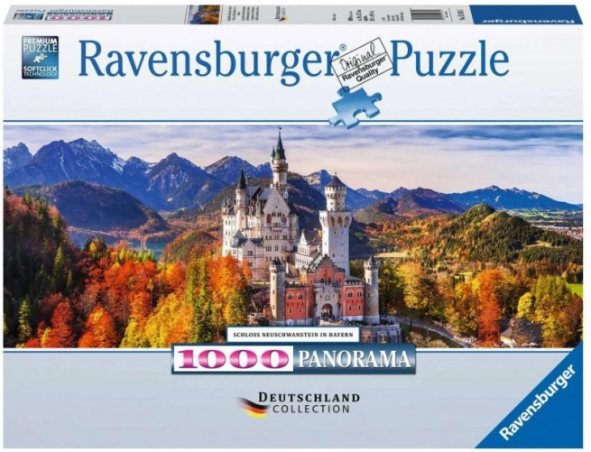 Ravensburger panoramatické puzzle zámok Neuschwanstein 1000 dielikov