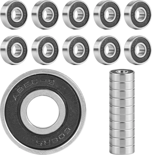 Ložiská ABEC 9 pre kolobežky, skateboardy a korčule – sada 10 ks