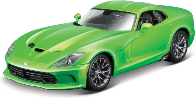 Maisto SRT Viper GTS 2013 kovový model zelený 1:18