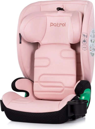 Chipolino autosedačka Patrol i-Size isofix púdrovo ružová 100–150 cm