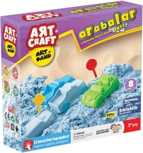 Art Craft kinetický piesok autá 500 g - 1 kus