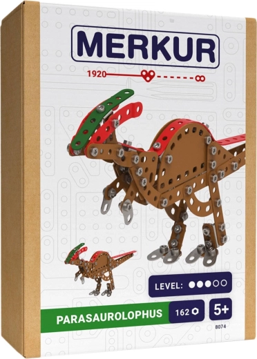 Merkur dinosaury: Parasaurolophus – kovová stavebnica 162 dielikov