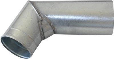 Koleno V 100 mm z pozinkovanej ocele