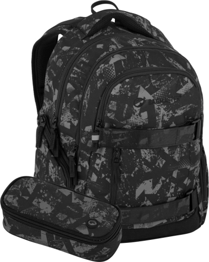 Bagmaster Nomad 25 študentský set čierno-sivý
