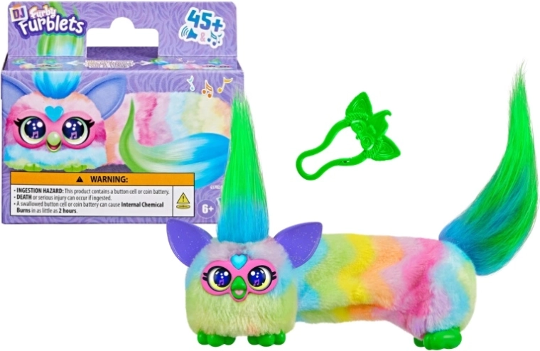 Furby DJ Furblet Can Dee Swirl plyšová interaktívna hračka