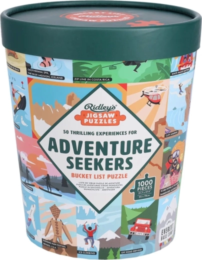 Puzzle Ridley’s Games 1000 dielikov – 50 zážitkov pre dobrodruhov