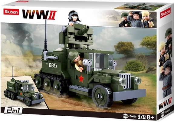 Sluban Sovietske polopásové vozidlo 2v1