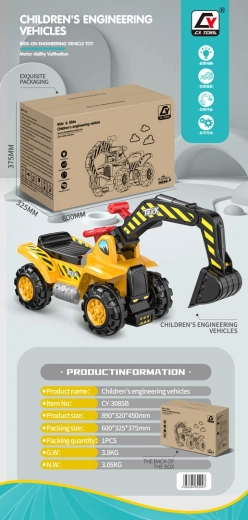 Odrážadlo pre najmenších – bager