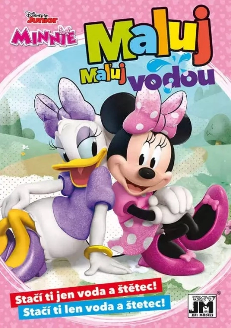 maľovanka A5 maľuj vodou Minnie
