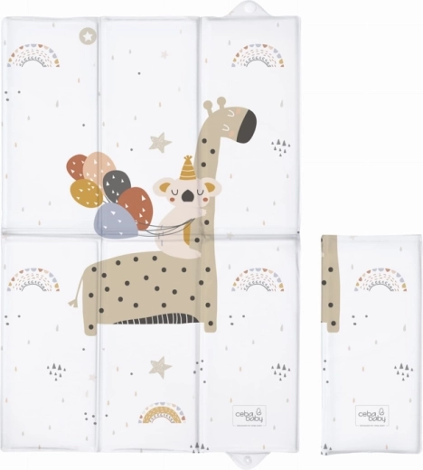 Ceba Baby cestovná prebaľovacia podložka giraffe 40 × 60 cm