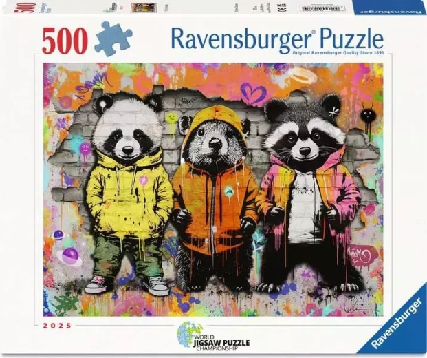 Ravensburger puzzle Chlupáči 500 dielikov