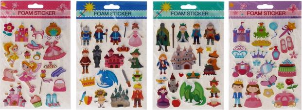 Nálepky Kráľovstvo 14 × 25 cm