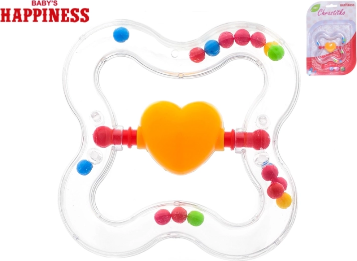 Hrkálka s otočným srdiečkom pre bábätká