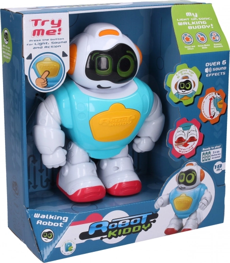 Robotické bábätko Kiddy chodiace so svetlom a zvukom - 1 kus