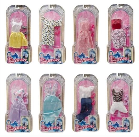 Oblečenie s doplnkami pre bábiky