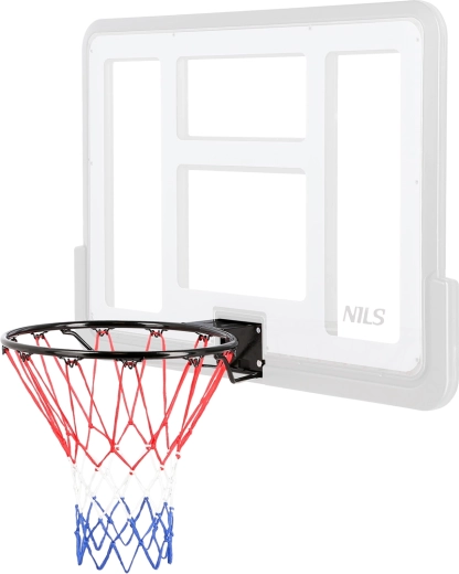 Basketbalová oceľová obruč NILS ODKR2S so sieťou
