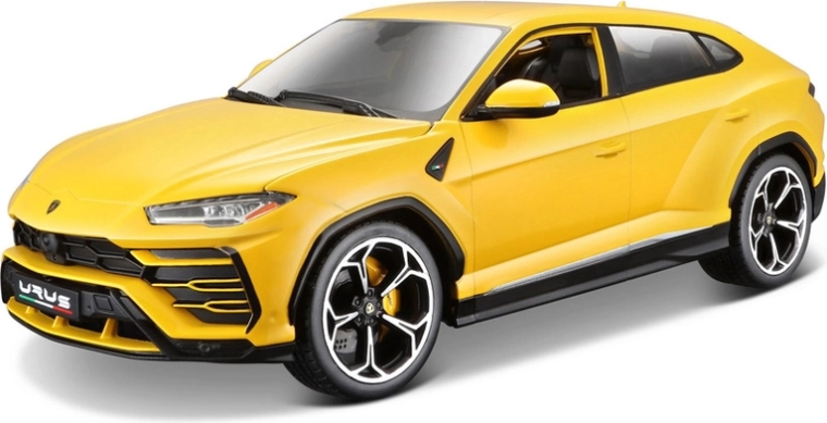 Model Lamborghini Urus v mierke 1:18 žltý