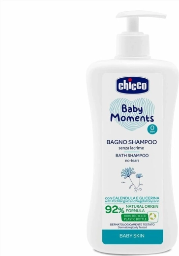 Chicco sprchový gél 2v1 na vlasy a telo Baby Moments 500 ml