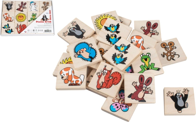 Pexeso KRTKO – drevená spoločenská hra