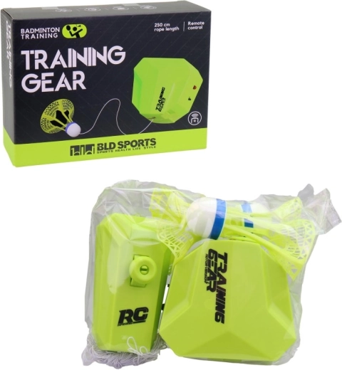 Badmintonový trenažér pre jedného hráča so samolepiacou montážou