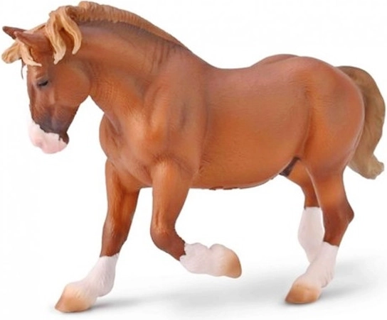 Kôň plemena Breton, plavý – figúrka COLLECTA