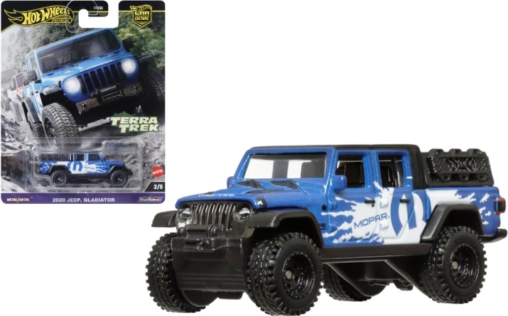 Hot Wheels Premium Jeep Gladiator – kovový zberateľský model