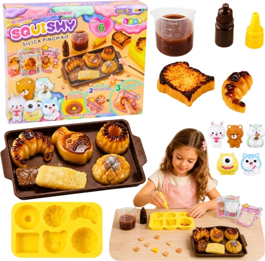 Kreatívna sada na výrobu squishy sladkého pečiva DIY